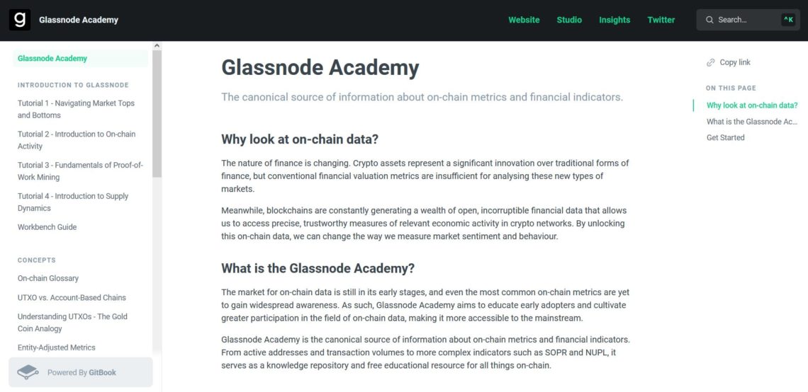 glassnode academy