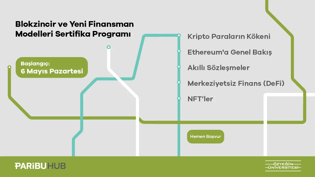 Paribu Hub ve Özyeğin Üniversitesi iş birliği ile düzenlenen Blokzincir ve Yeni Finansman Modelleri Sertifika Programı kayıtları başlıyor